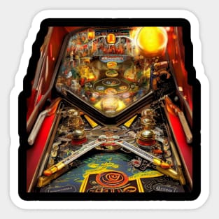 Pinball Game Of Depth 23 Sticker